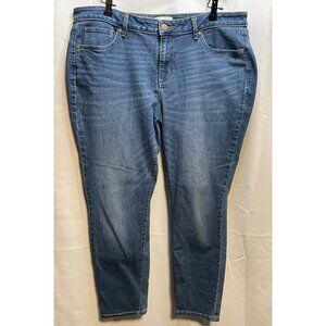 Sonoma jeans womens 18 37 x 28 skinny blue